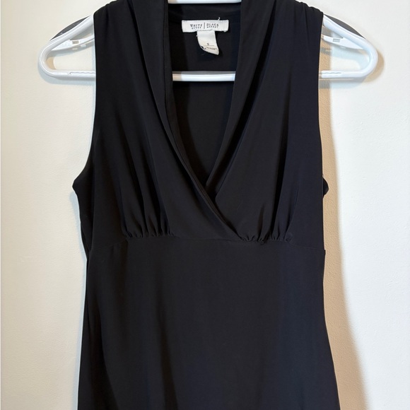 White House Black Market Tops - White House Black Market Black Sleeveless Blouse